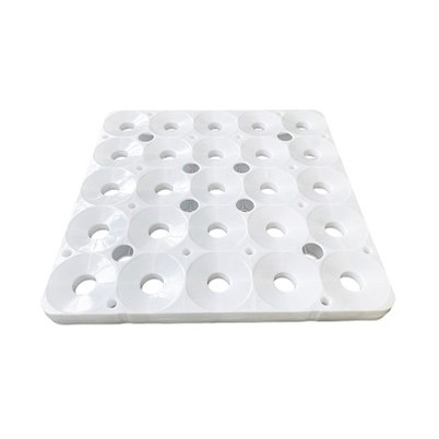 25 buidéal de phailléid raca uisce plaisteach 5 galún